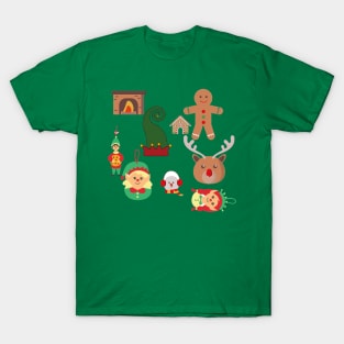 All In One Christmas Design T-Shirt